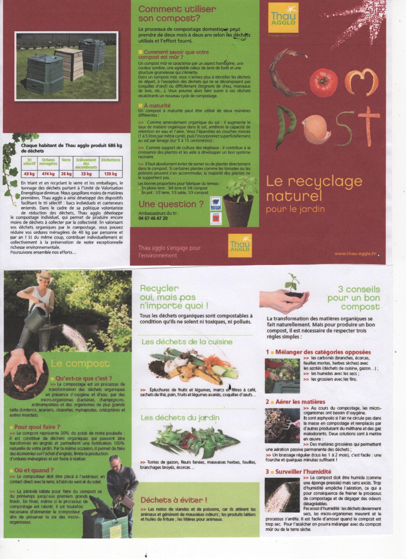 Utiliser recycler son compost